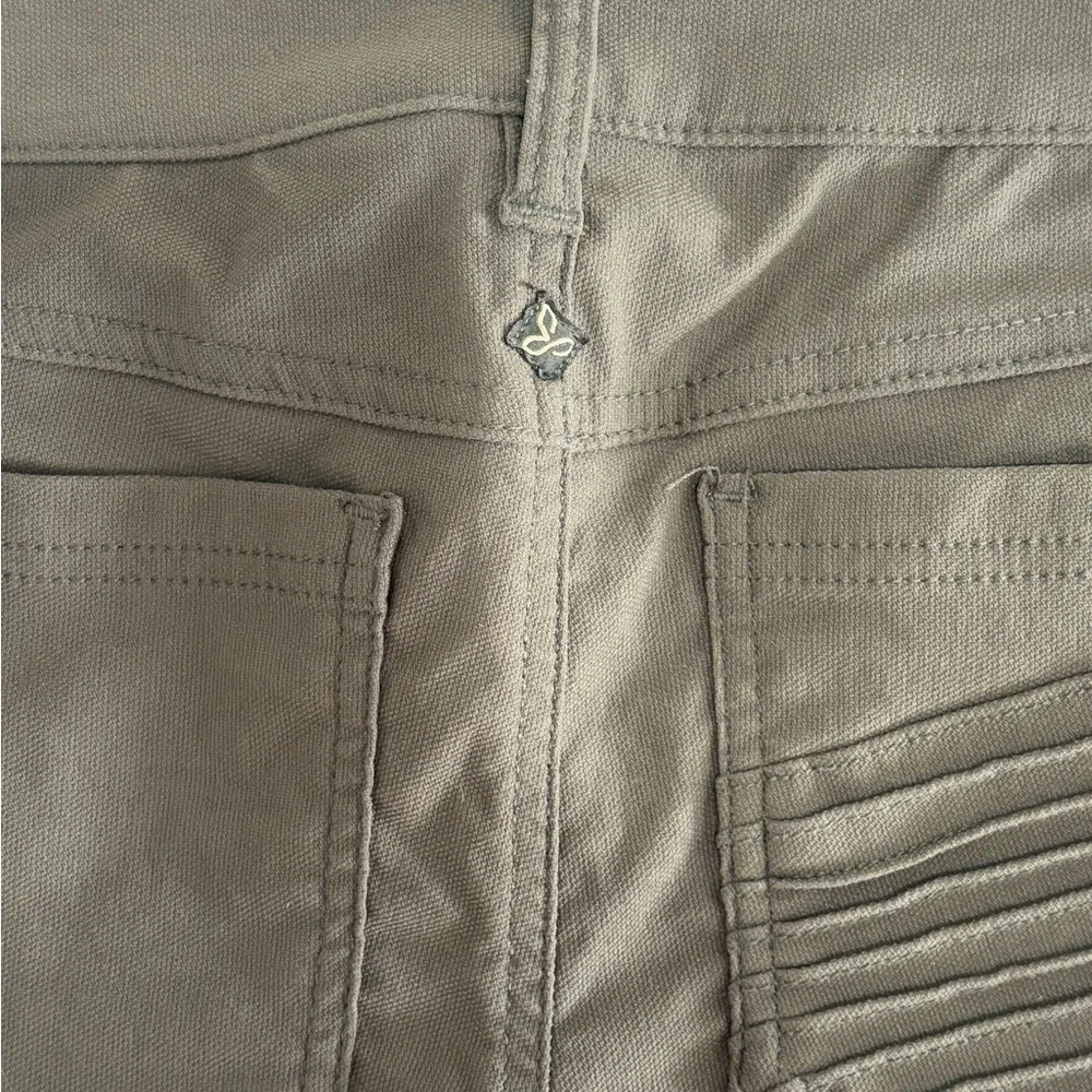 Prana Brenna Moto Pants Olive Green (2) - Picture 7 of 8